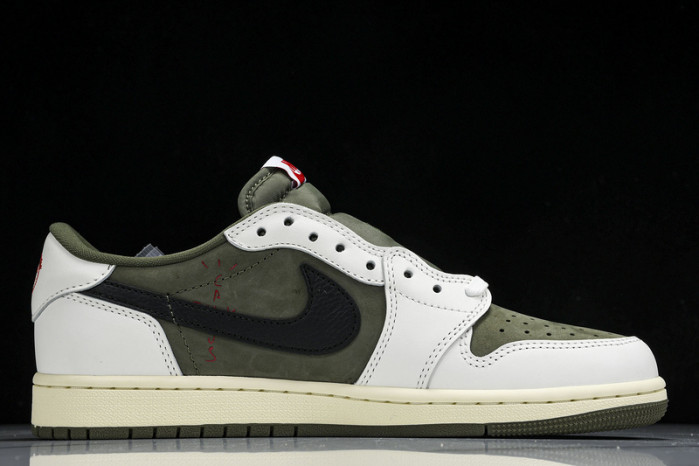 travis scott x air jordan 1 low og olive dm7866-200
