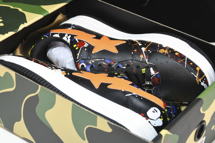 a bathing ape bape sta low copshoe bp-187