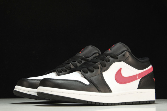 jordan 1 low black siren red (w) - dc0774-004
