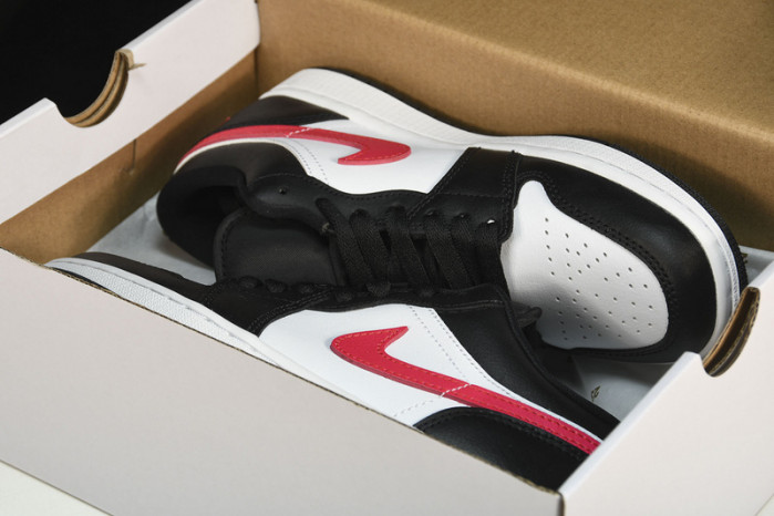 jordan 1 low black siren red (w) - dc0774-004