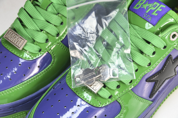 a bathing ape bape sta low copshoe bp-196