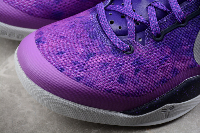 nike kobe 8 playoffs purple platinum - 555035-500