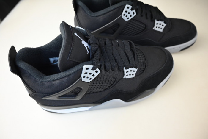 air jordan 4 black canvas dh7138-006