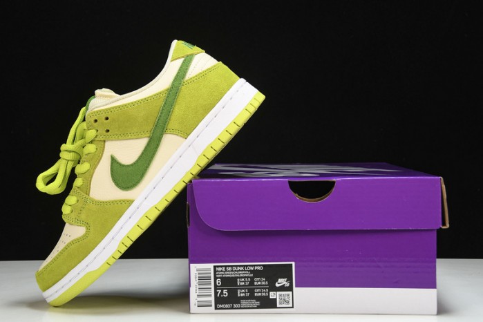 nike sb dunk low green apple - dm0807-300