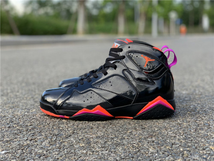 air jordan 7 retro wmns ''black patent leather'' 313358-006