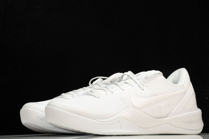 nike kobe 8 protro triple white fj9364-100