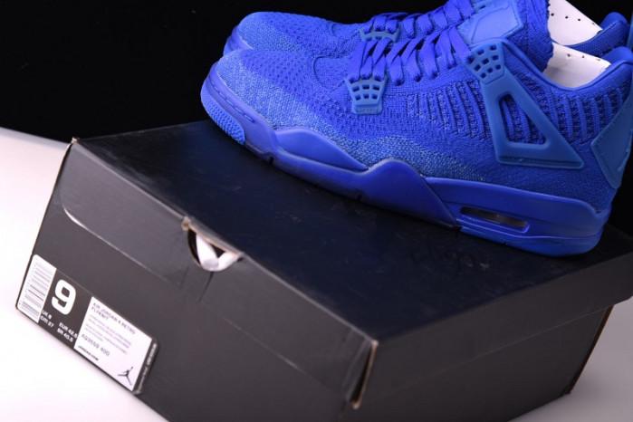 air jordan 4 flyknit “hyper royal” aq3559-400