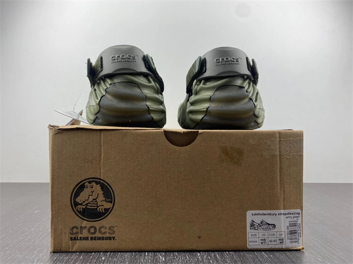 Thermal Crocs Pollex Clog by Salehe Bembury Cucumber 207393- 5593