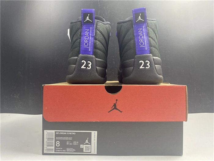 Jordan 12 Retro Black Dark Concord CT8013- Unique 4151