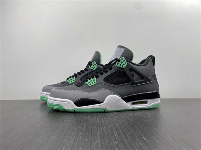 Premium Jordan 4 Retro Green Glow 308497- 3899