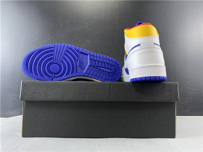 Durable Jordan1 Mid Royal Blue Laser Orange 554724- 3774