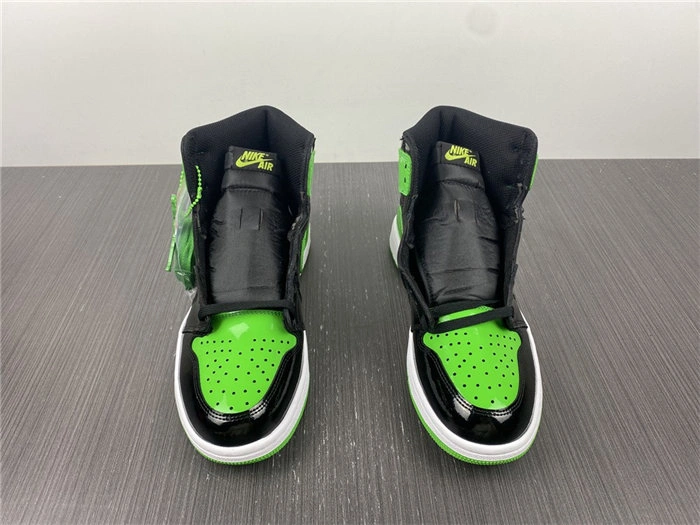 Jordan1 black green 555088- Unique 3609