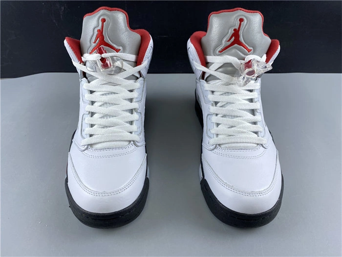 Jordan5 Fire Red Silver Tongue DA1911- SoftTouch 4023