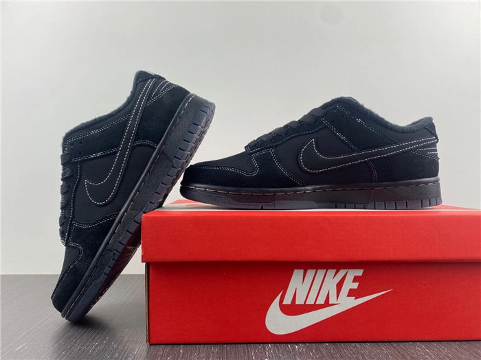 NIke sb Dunk Low OG Black DM7866- SmoothTexture 4666