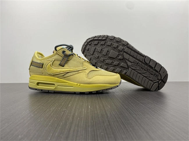 Nike Air Max 1 Travis Scott Cactus Jack Saturn Gold Soft 5199