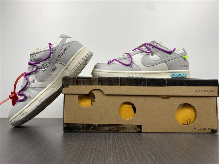 Nike Dunk Low Off-White Lot 45 DM1602- FastDry 5065