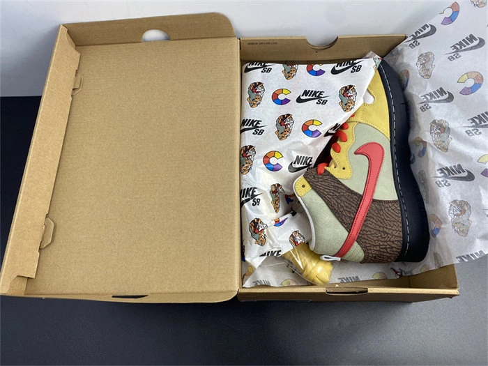 Lightweight Nike SB Dunk High Color Skates Kebab and Destroy CZ2205- 4858