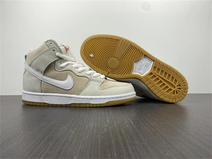 Durable Nike SB Dunk High Pro ISO Orange Label Unbleached Natural DA9626- 4830