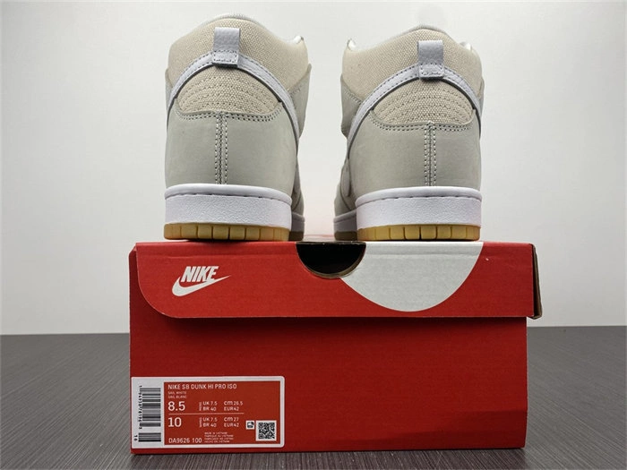 Durable Nike SB Dunk High Pro ISO Orange Label Unbleached Natural DA9626- 4830