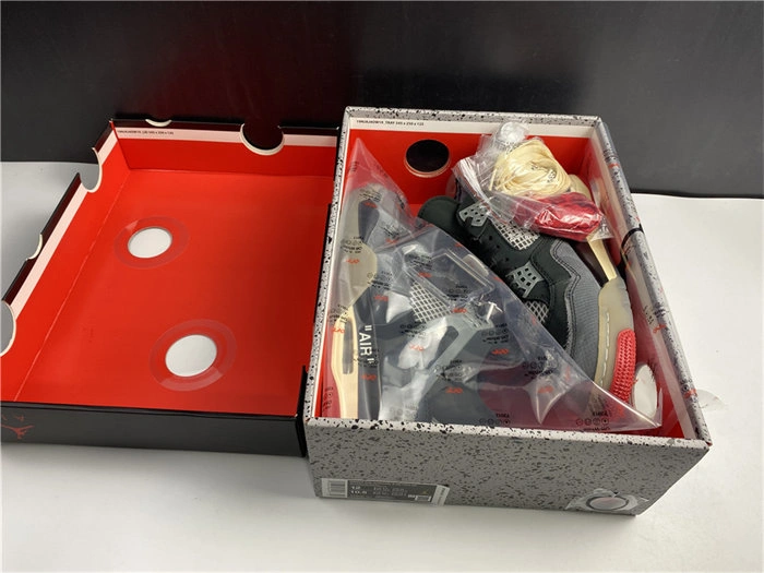 Seasonal OFF-WHITE x Air Jordan 4 CV9388- 5045