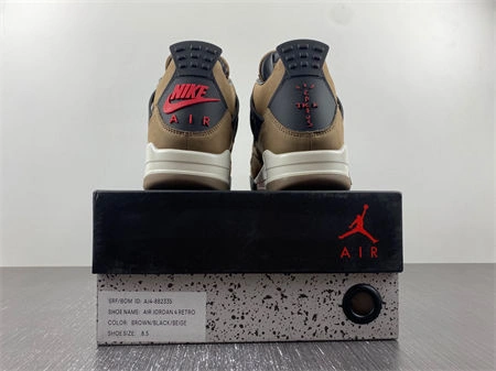Travis Scott x Air Jordan 4 Retro Brown  AJ4- ZeroBulk 3936